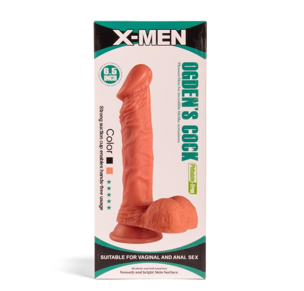 X-MEN Ogden's - Dildo Realistic cu Testicule, 16,6 cm - detaliu 4