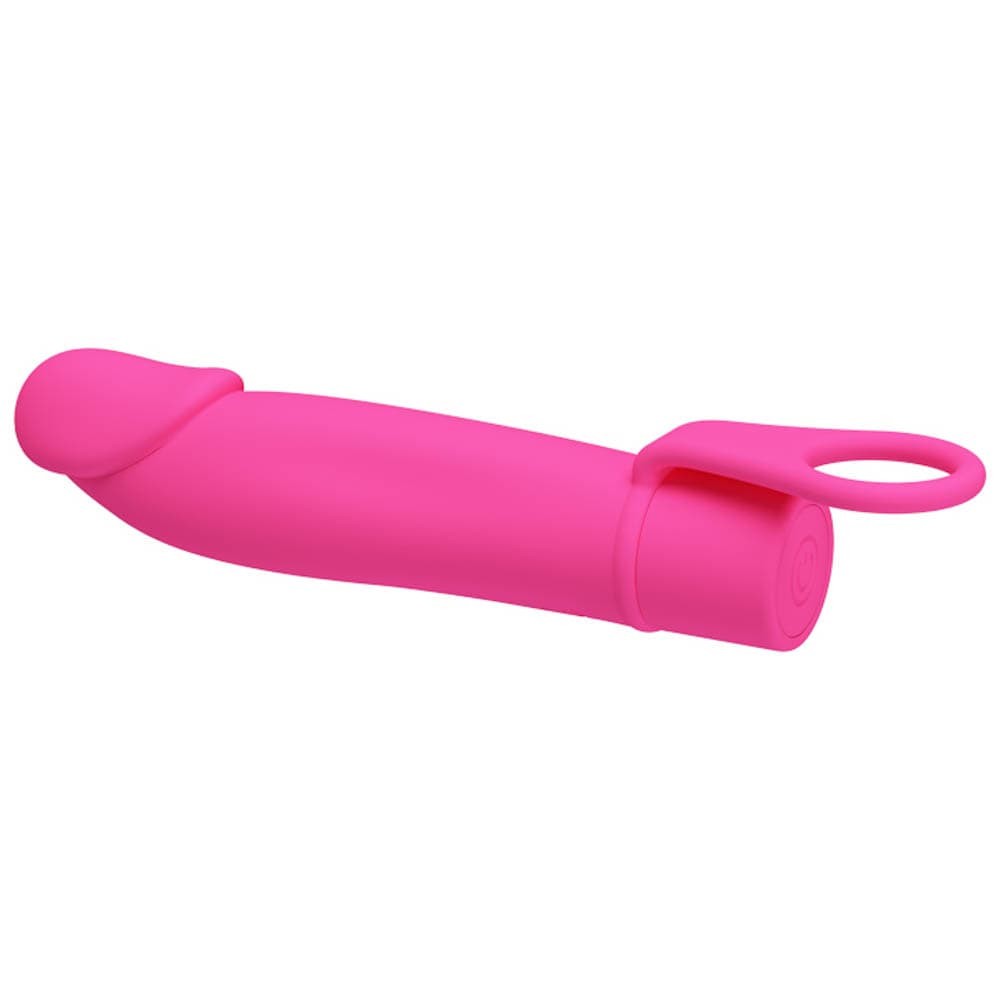 Xiucoatl - Vibrator clasic, roz, 15.3 cm - detaliu 2