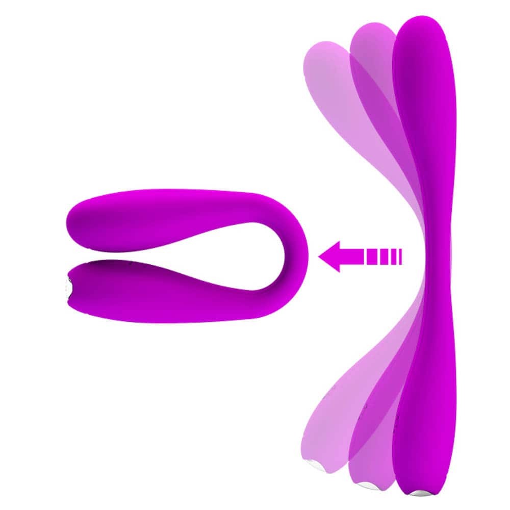 Yedda - Vibrator punct G, mov, 17.1 cm