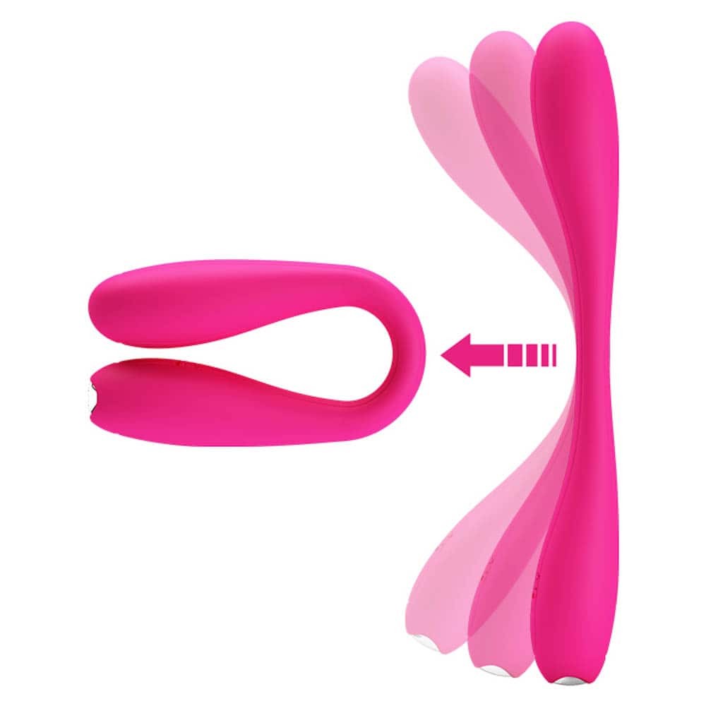 Yedda - Vibrator punct G, roz, 17.1 cm - detaliu 3