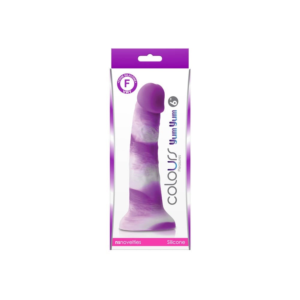 Yum Yum - Dildo realistic, mov, 17.7 cm - detaliu 1