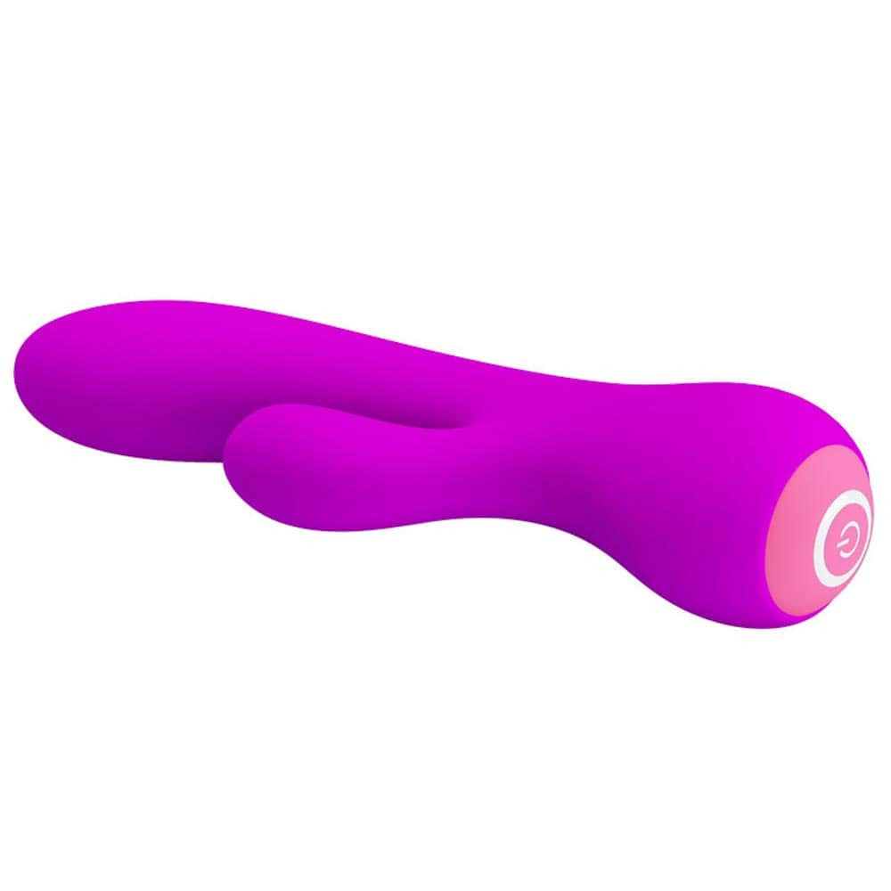 Zachary - Vibrator iepuraș, mov, 17.8 cm - detaliu 2