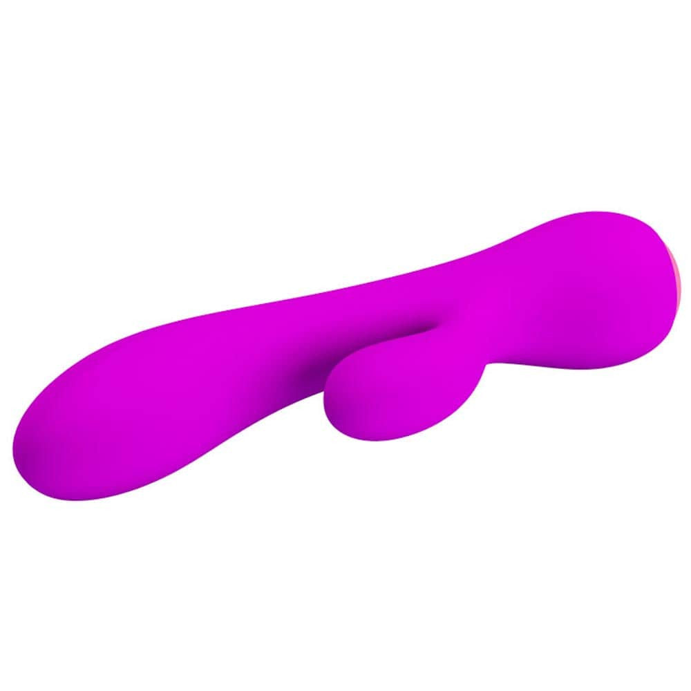 Zachary - Vibrator iepuraș, mov, 17.8 cm - detaliu 4