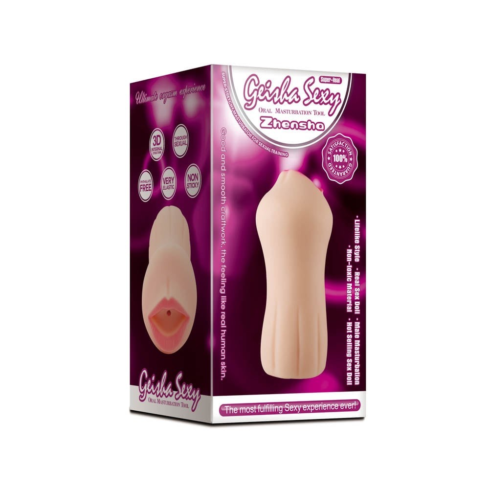 Zhensha - Masturbator Realistic in Forma de Gura, 14 cm - detaliu 6