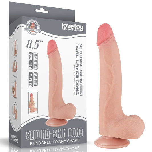 8.5'' Sliding Skin Dual Layer Dong Flesh I