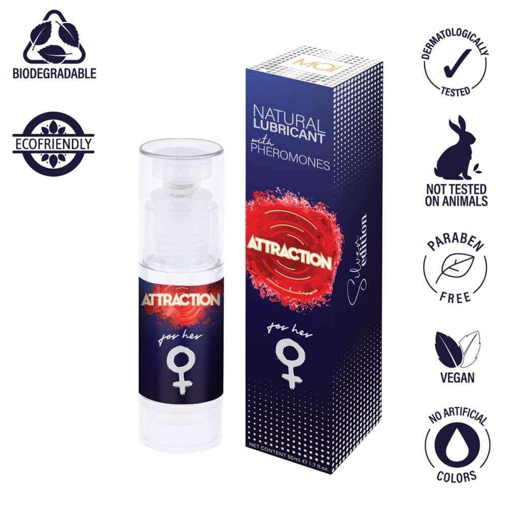 Attraction for Her - Lubrifiant cu Feromoni Masculini, 50 ml - detaliu 6