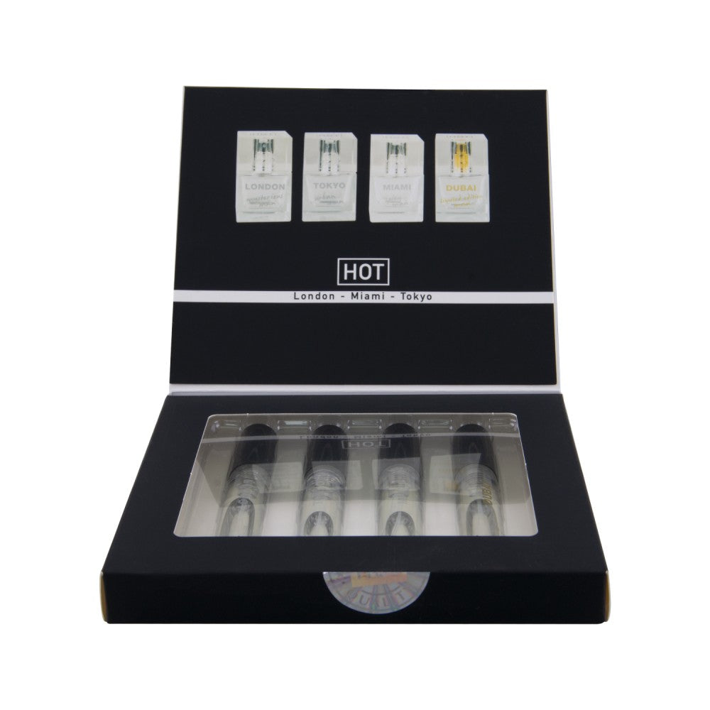 HOT Pheromone Perfume Tester-Box LMTD men - 4x5ml - detaliu 2