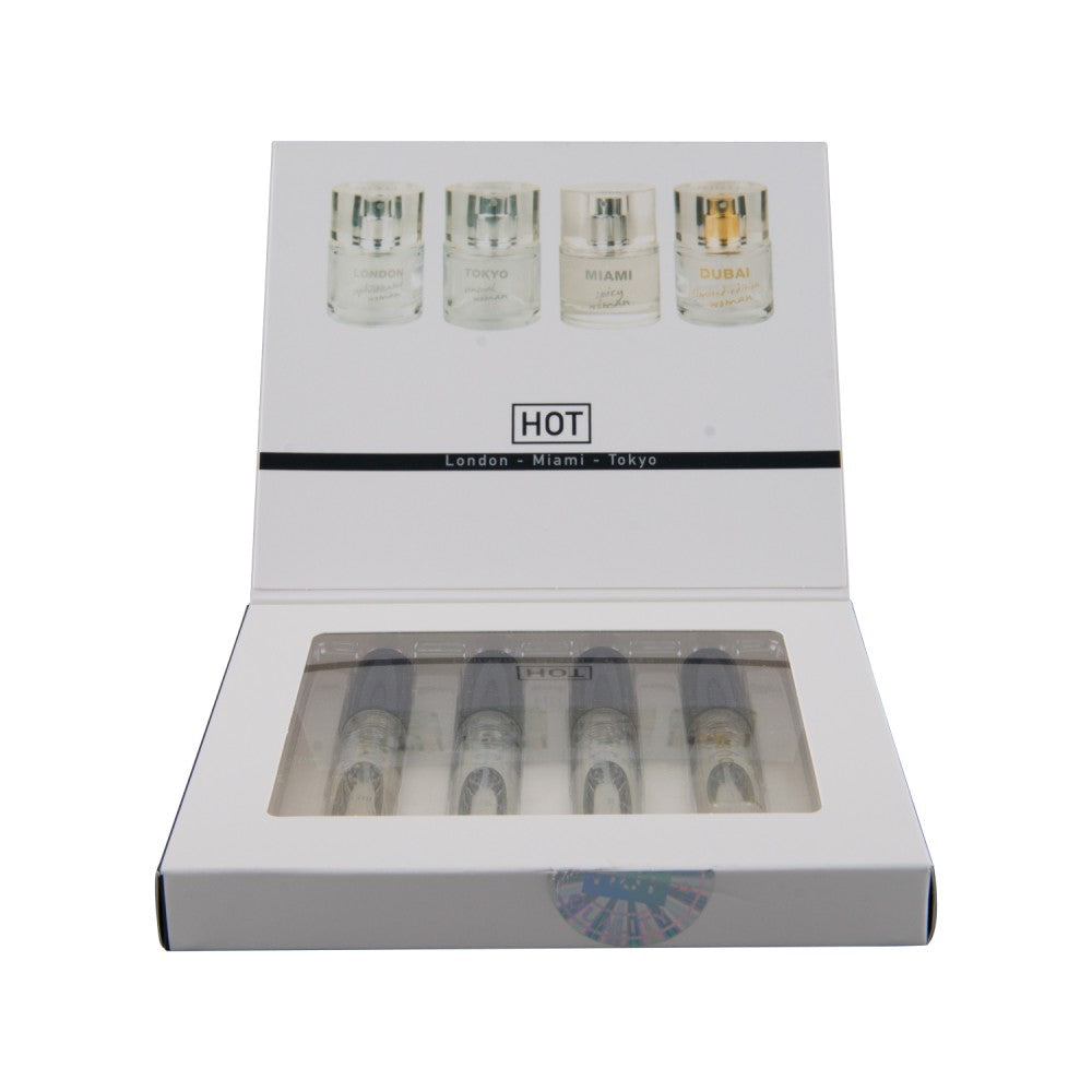HOT Pheromone Perfume Tester-Box LMTD women - 4x5ml - detaliu 2