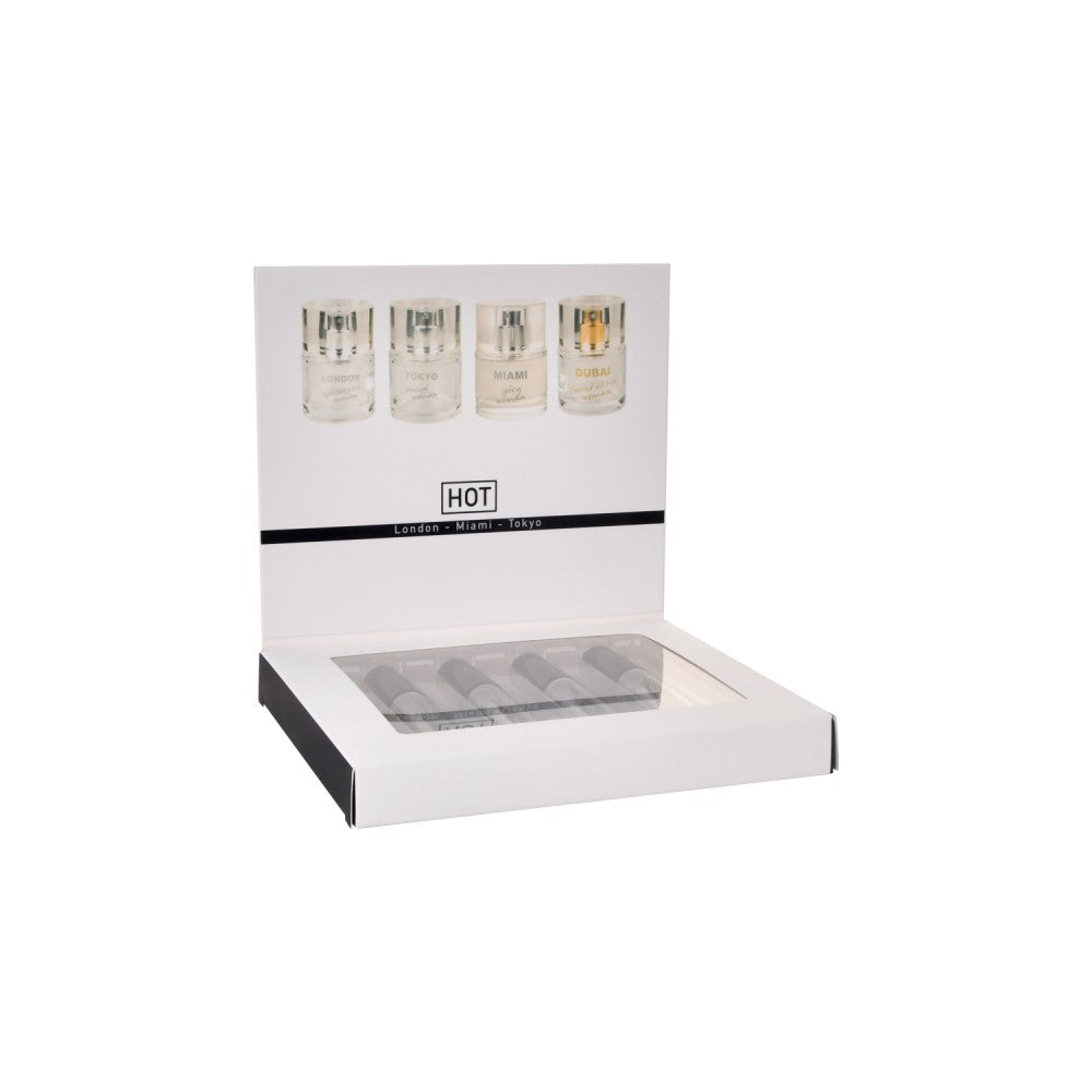 HOT Pheromone Perfume Tester-Box LMTD women - 4x5ml - detaliu 3