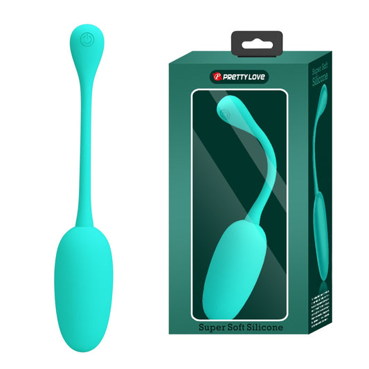 Knucker - Ou vibrator, verde, 18.6 cm