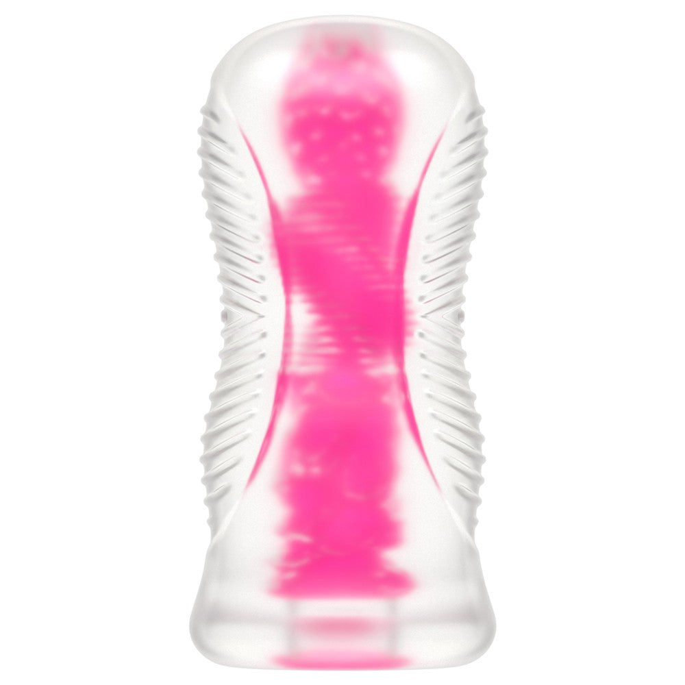 Lumino Play - Masturbator fluorescent, roz, 15 cm - detaliu 10