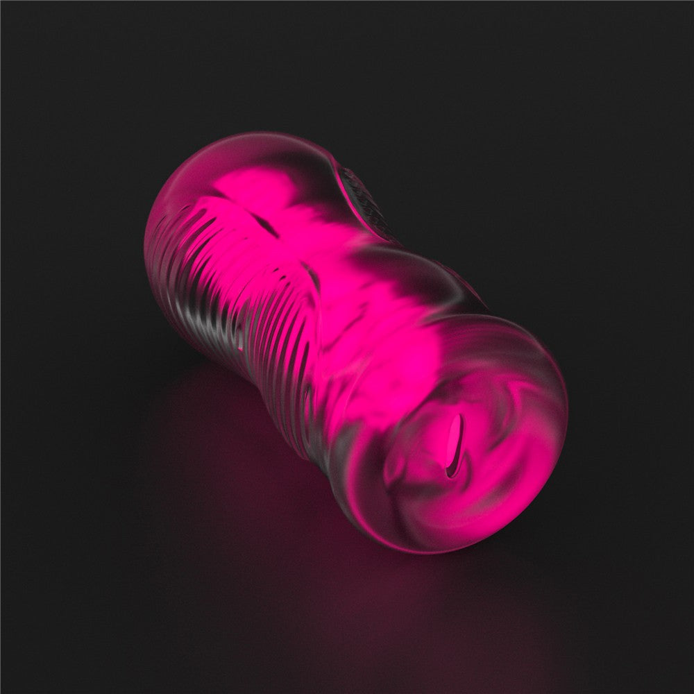 Lumino Play - Masturbator fluorescent, roz, 15 cm - detaliu 16