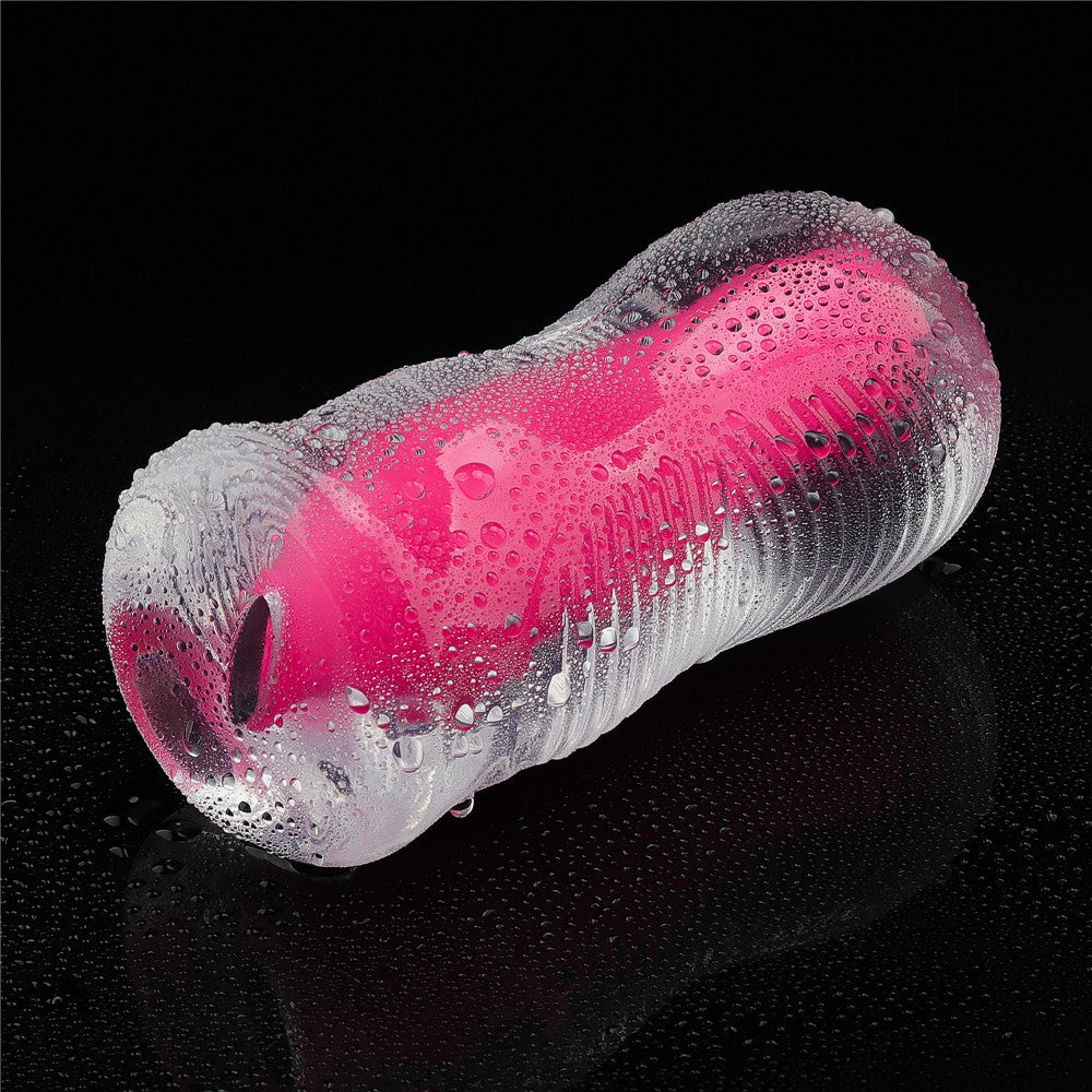 Lumino Play - Masturbator fluorescent, roz, 15 cm - detaliu 2