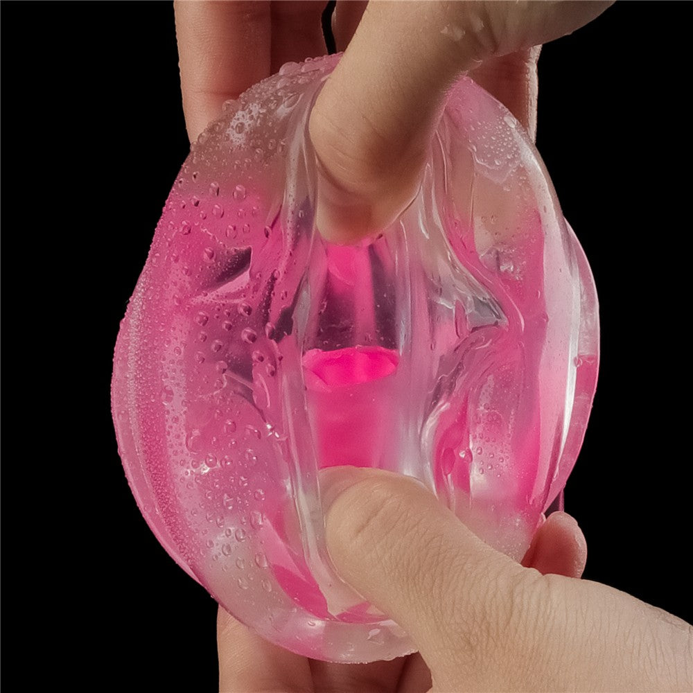 Lumino Play - Masturbator fluorescent, roz, 21.5 cm - detaliu 9