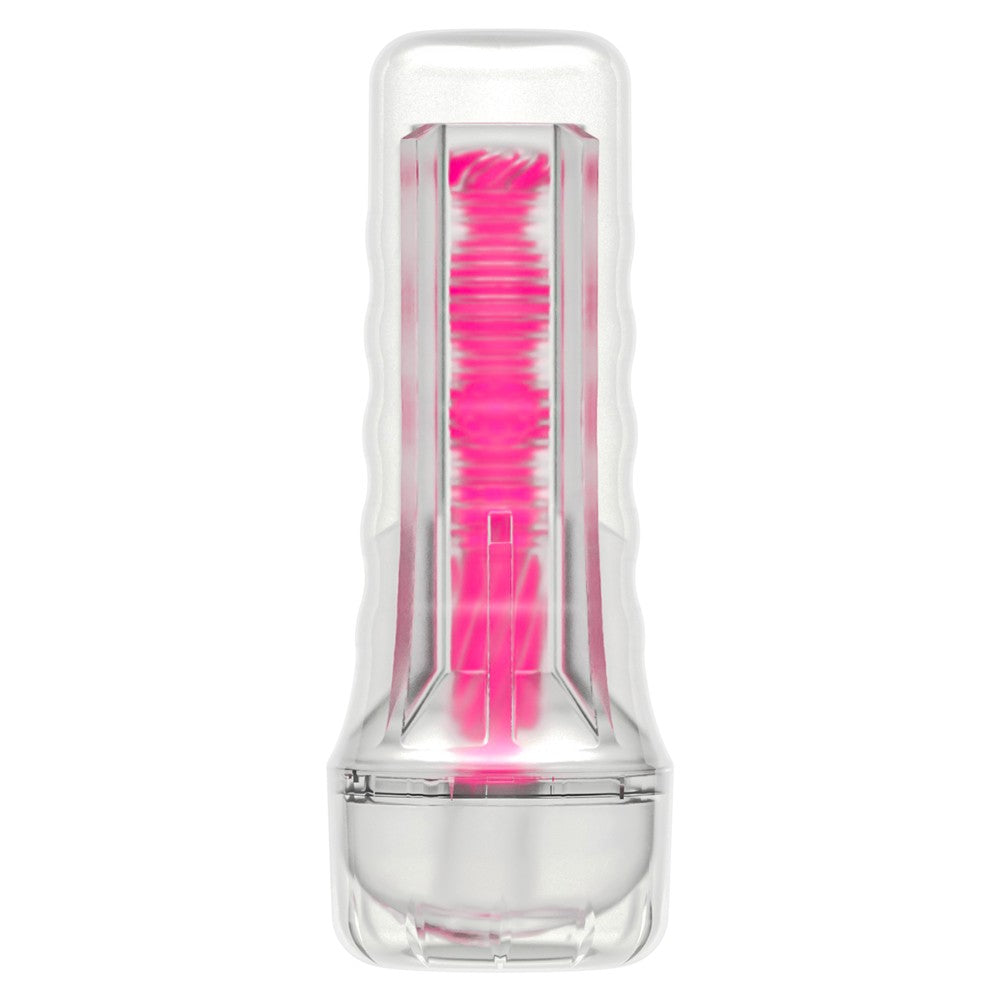 Lumino Play - Masturbator fluorescent, roz, 21.5 cm - detaliu 10