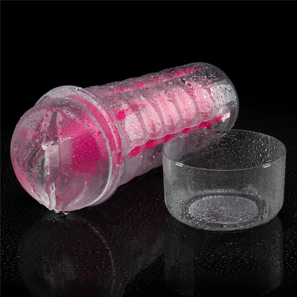 Lumino Play - Masturbator fluorescent, roz, 21.5 cm - detaliu 2