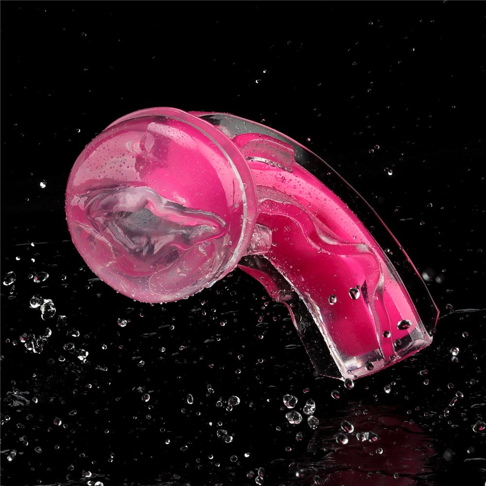 Lumino Play - Masturbator fluorescent, roz, 21.5 cm - detaliu 3