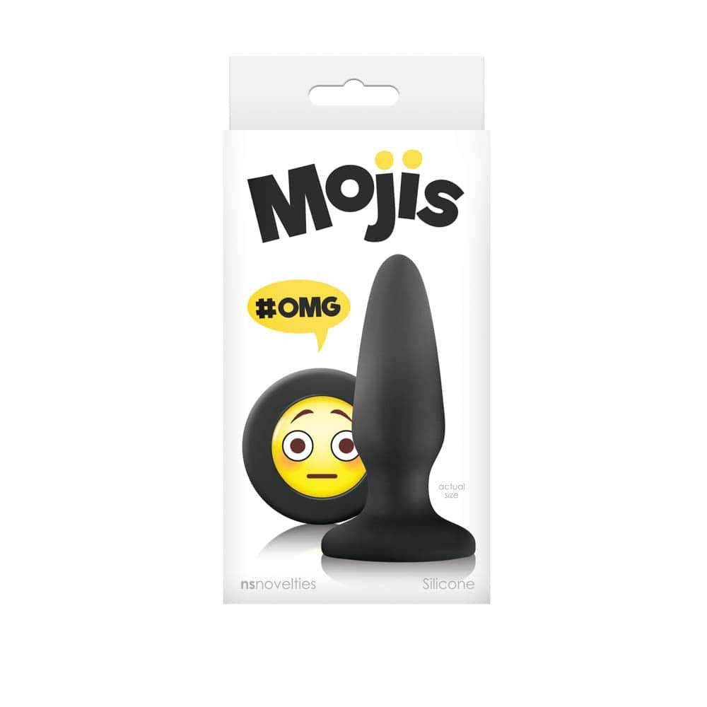 Moji's OMG - Dop anal, negru, 8.5 cm