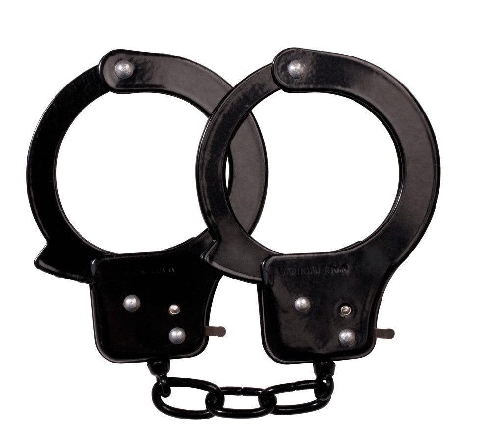 SEX EXTRA - METAL CUFFS BLACK - detaliu 1