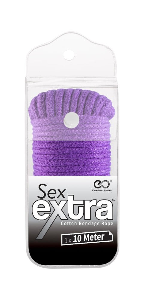 SEX EXTRA - SILKY BONDAGE ROPE PURPLE 10M