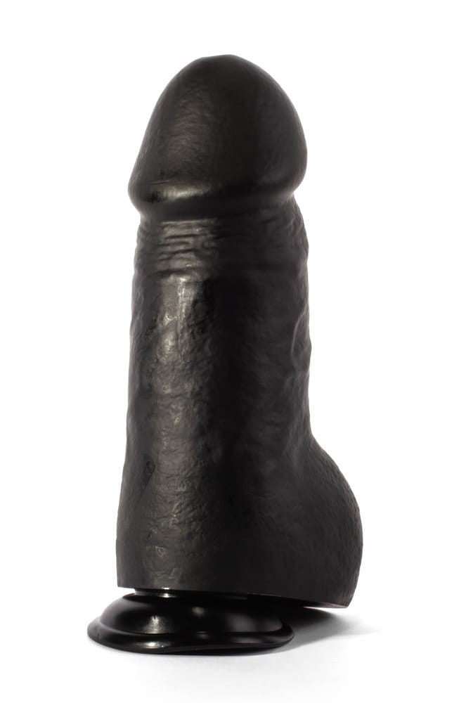 Simon - Dildo gigant, negru, 25.1 cm - detaliu 3