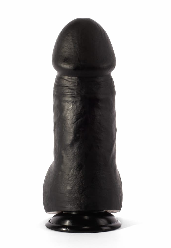 Simon - Dildo gigant, negru, 25.1 cm - detaliu 4
