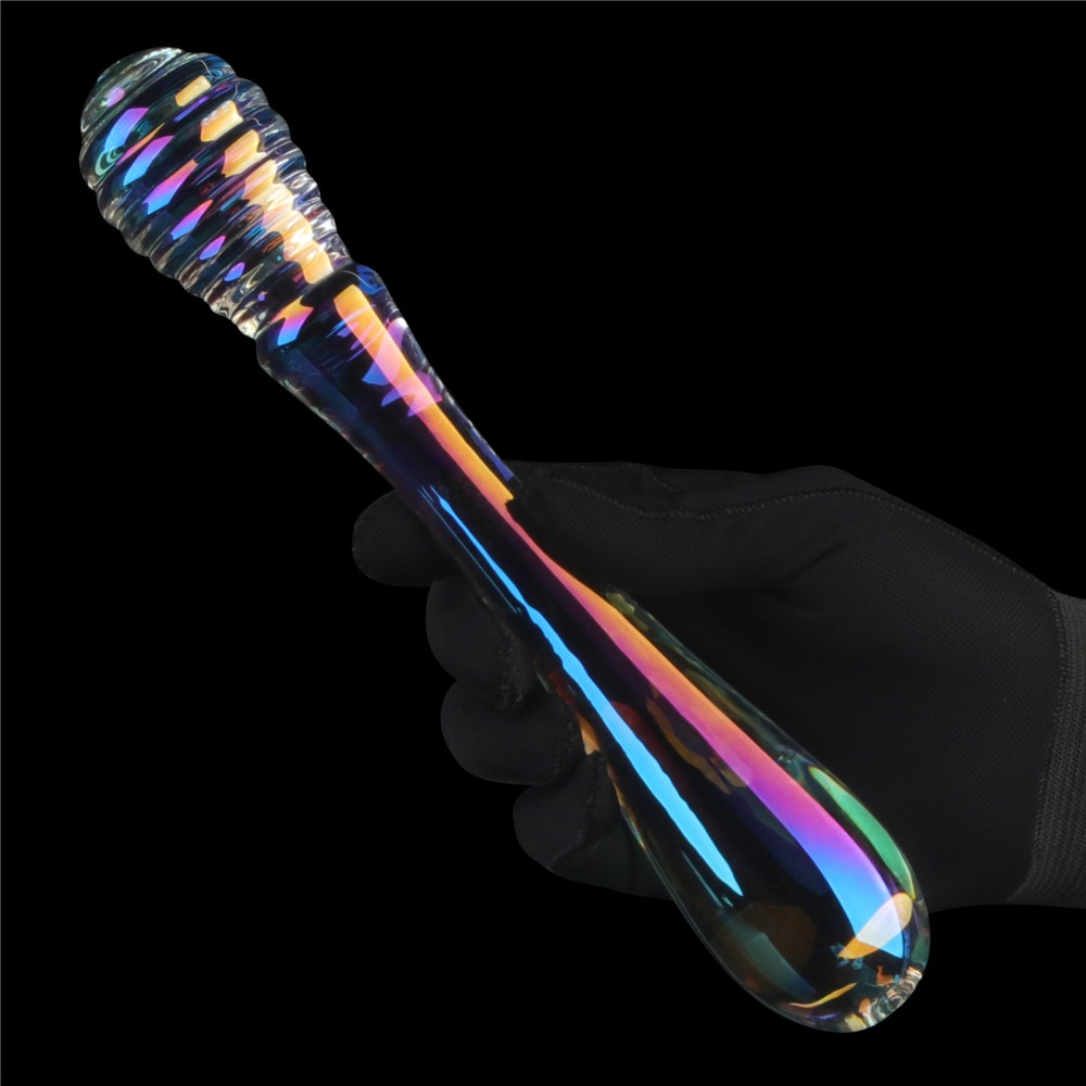 Twilight Gleam Glass Dildo- Twin Pleasures - detaliu 1