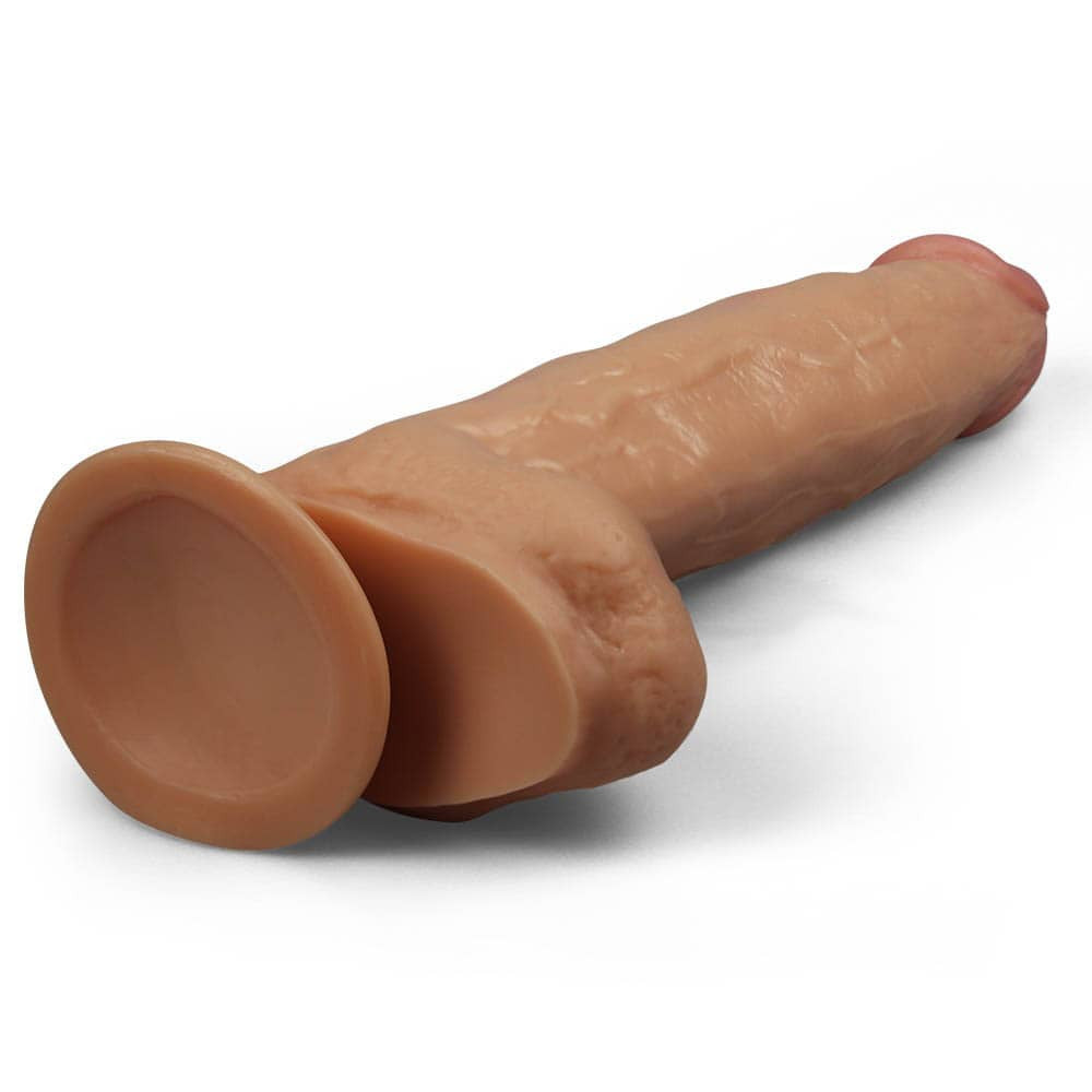 Regele Legendar - Dildo Realistic cu Ventuză și Testicule 28 cm