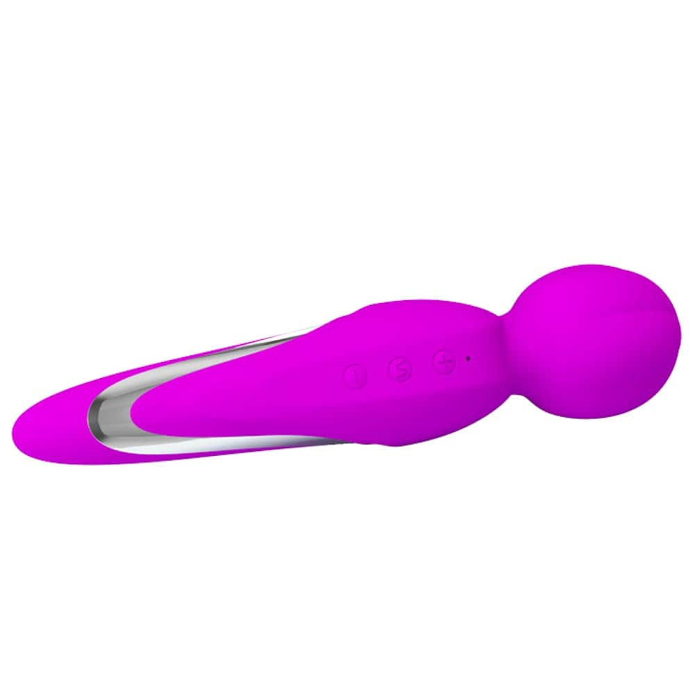 Vibrator magic wand de fițe mov 21.5 cm