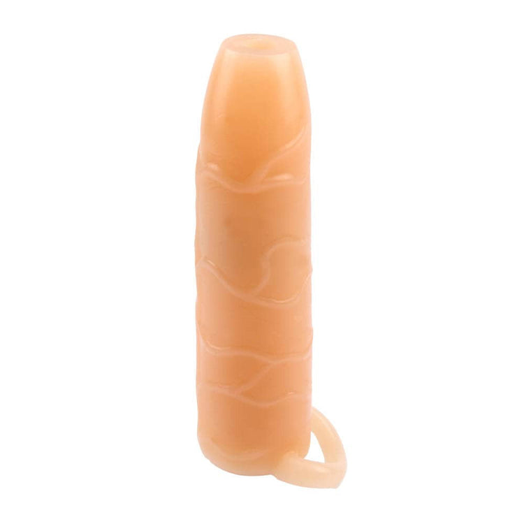 Real Feel - Prelungitor pentru penis cu inel, 14.5 cm