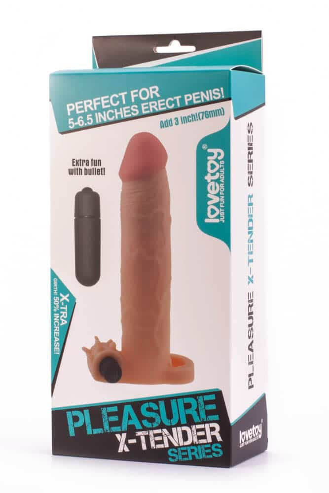 Pleasure X-Tender - Prelungitor pentru penis, 20 cm