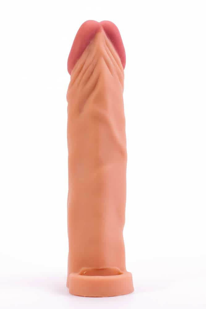 Pleasure X-Tender - Prelungitor realist pentru penis, 18.5 cm