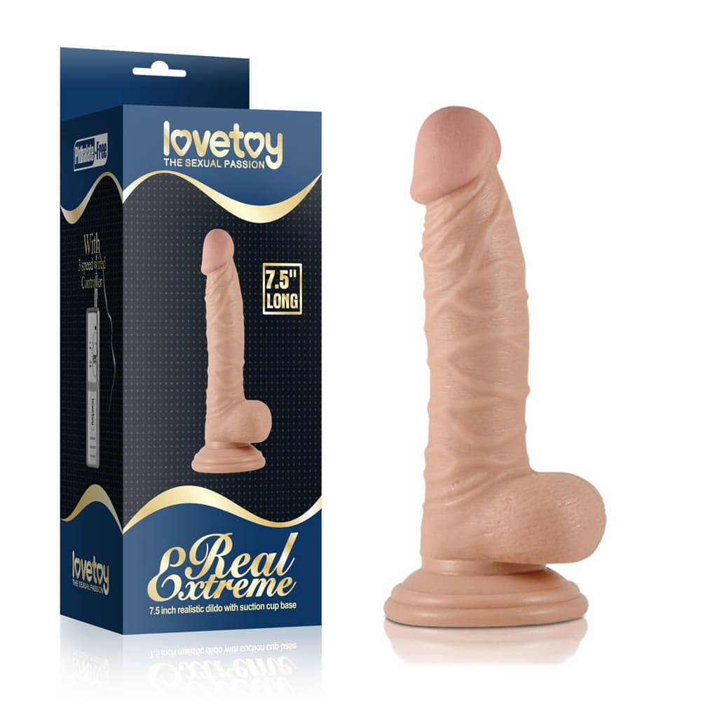 Real Extreme - Dildo Realistic cu Ventuză 19 cm