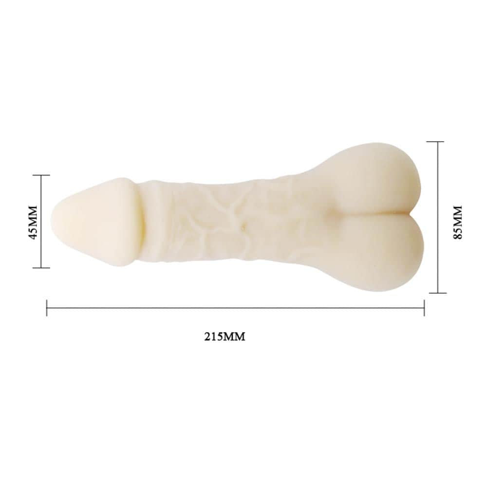 Bigger Man Flesh - Prelungitor penis 3 în 1, 21.5 cm