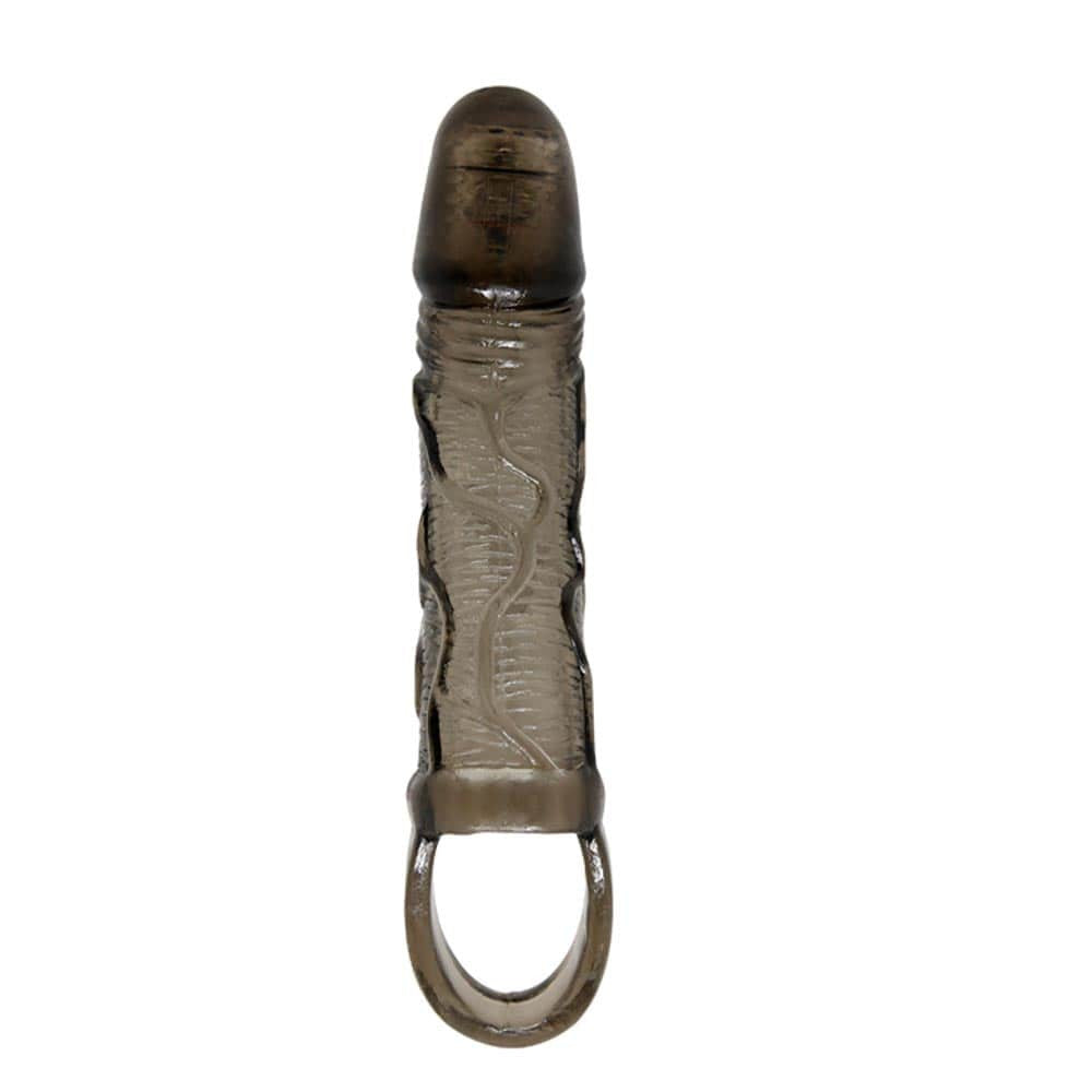 Smoke - Manson Penis Prelungitor cu Cap Vibrator 16.5 cm