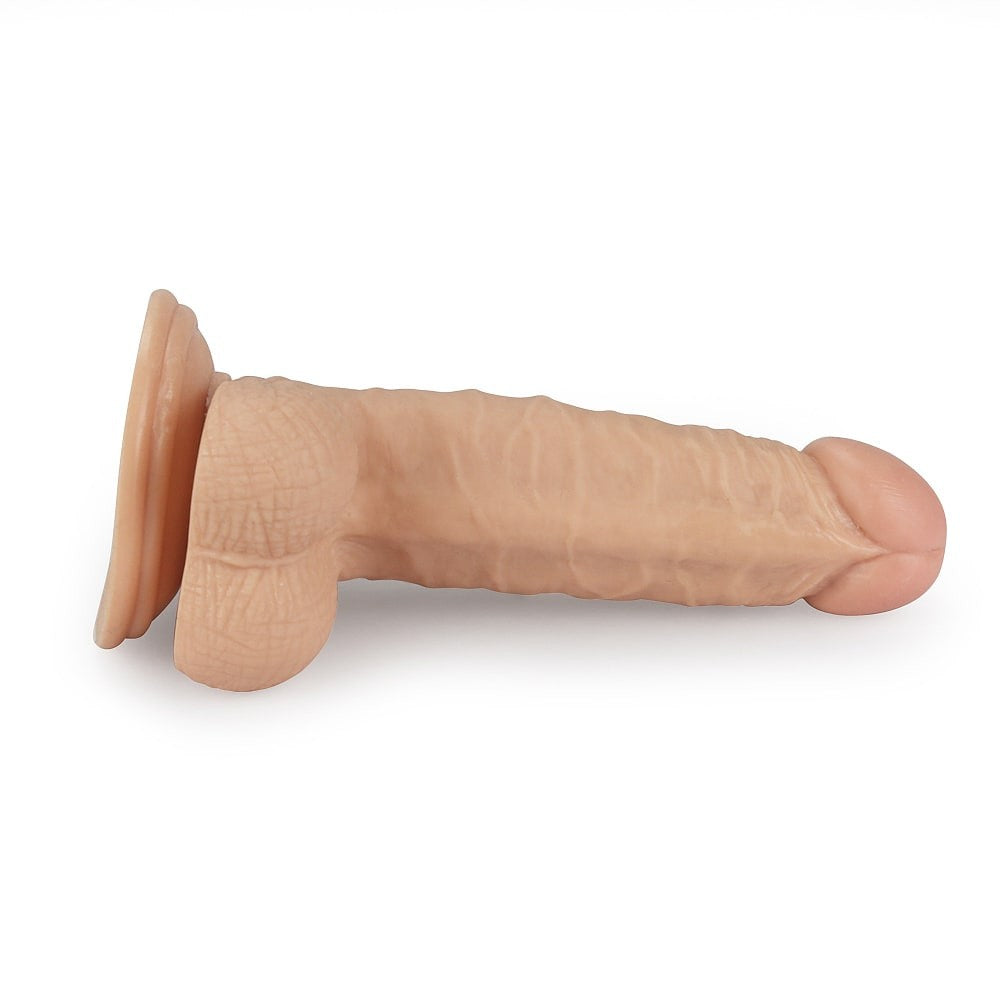 Real Extreme - Dildo Realistic cu Ventuză și Testicule 17.5 cm