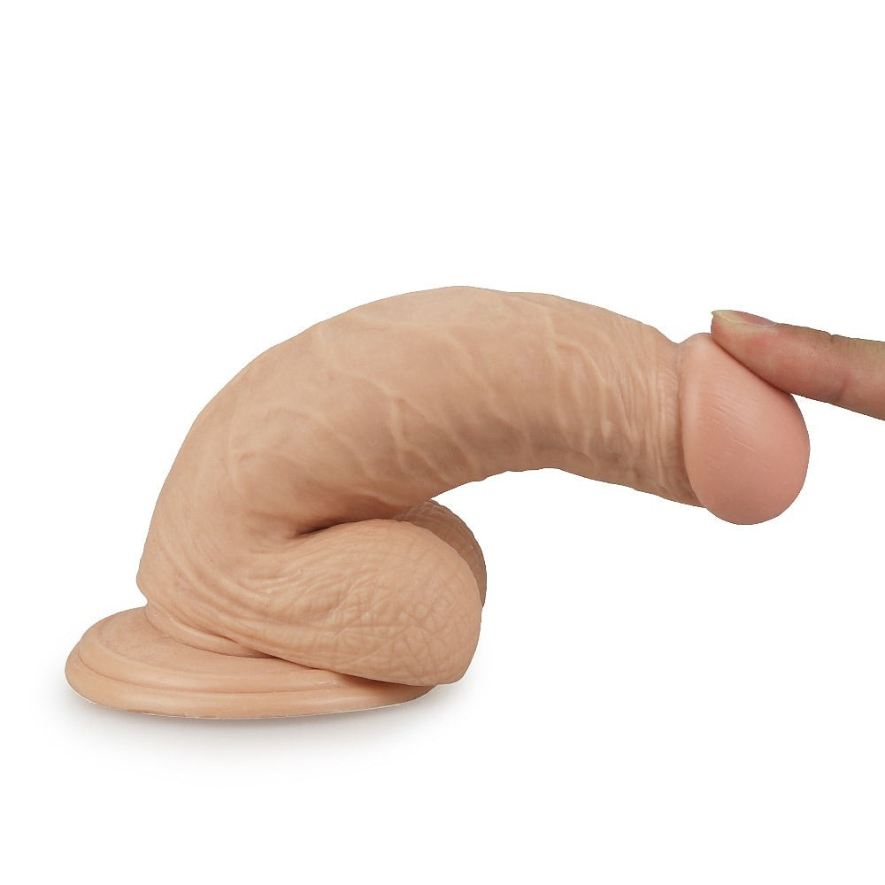 Real Extreme - Dildo Realistic cu Ventuză și Testicule 17.5 cm