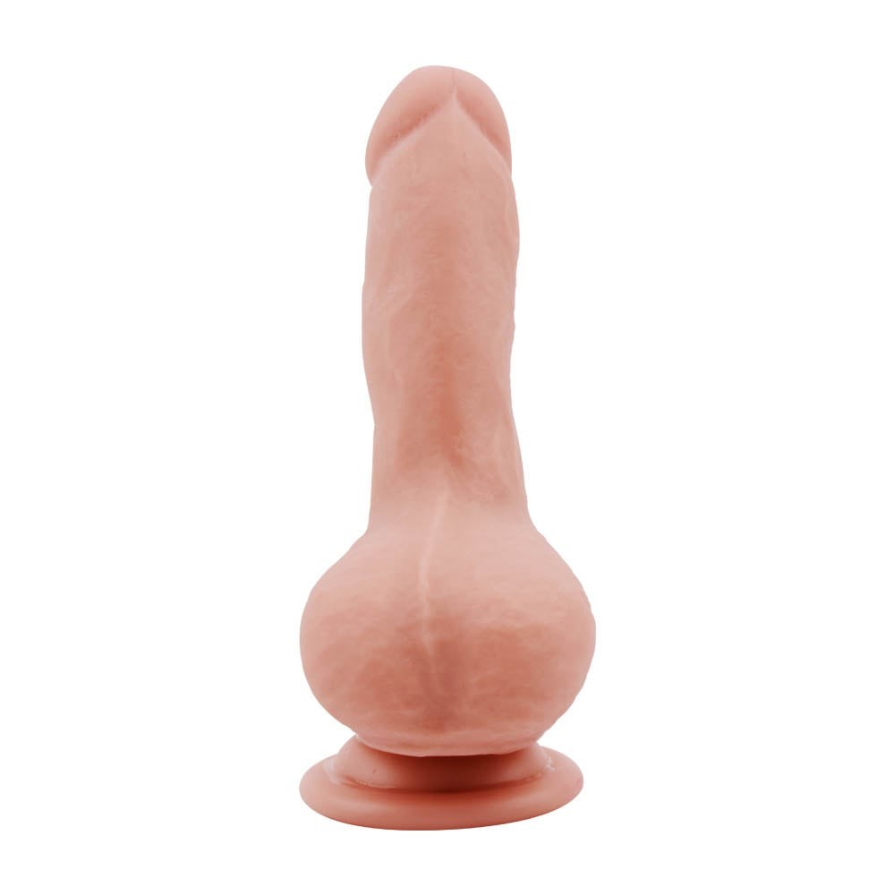 Monstru Lacom - Dildo Realistic cu Testicule și Ventuză 20 cm