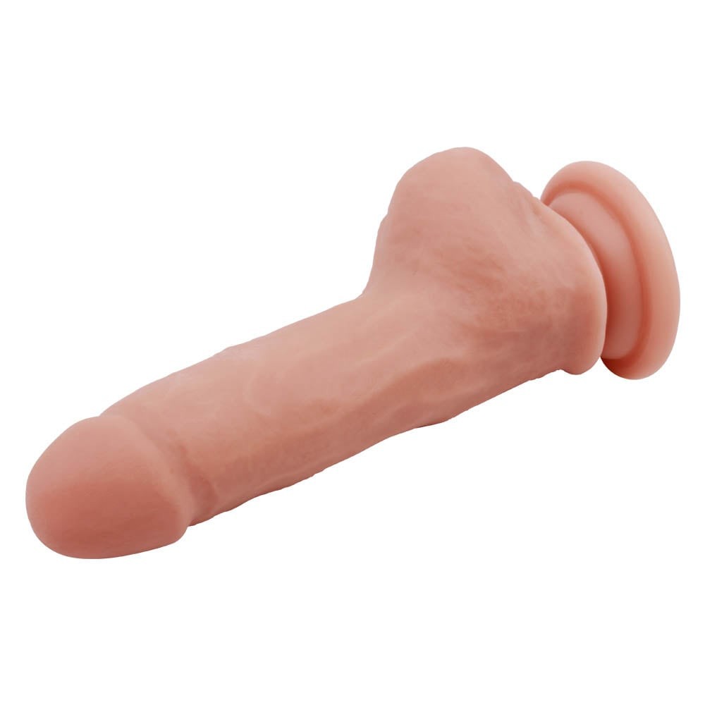 Monstru Lacom - Dildo Realistic cu Testicule și Ventuză 20 cm