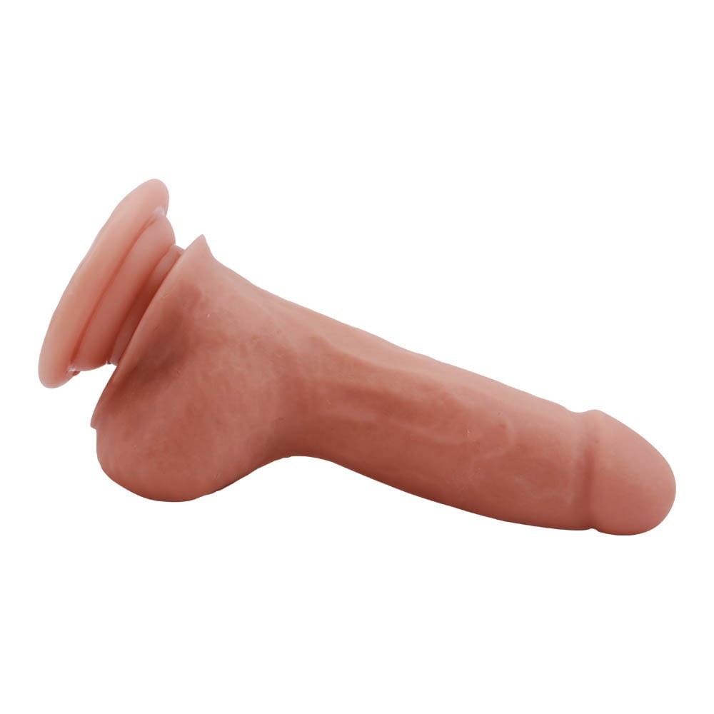 Monstru Lacom - Dildo Realistic cu Testicule și Ventuză 20 cm