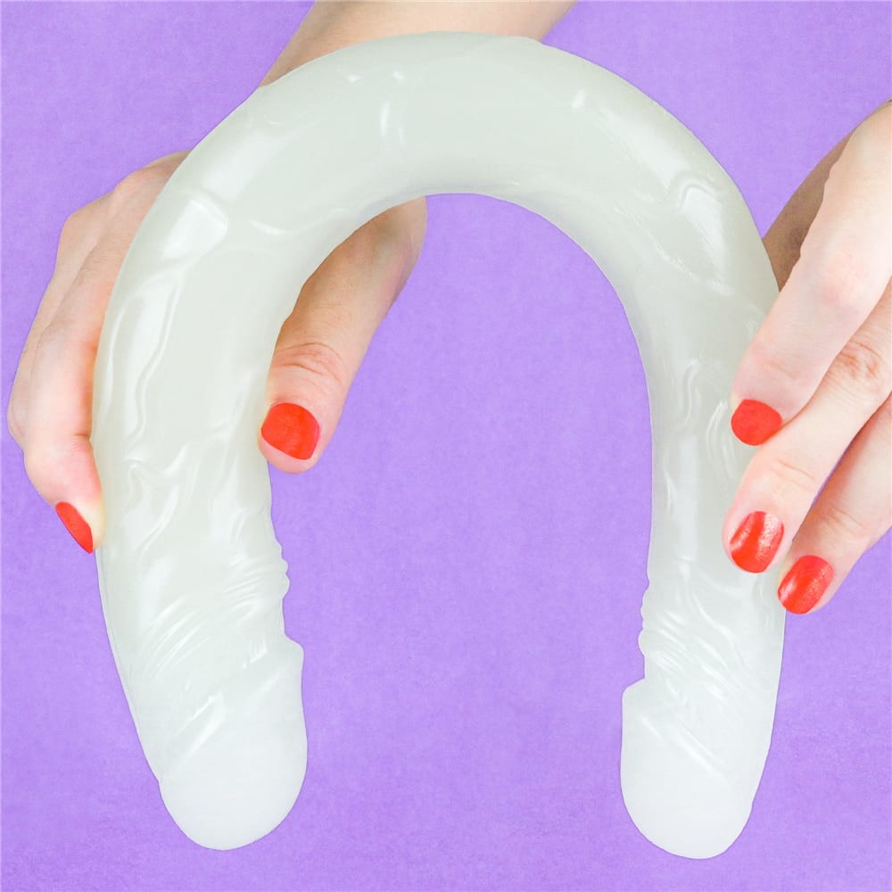 Lumino Play - Dildo Dublu Realistic Luminos 37 cm