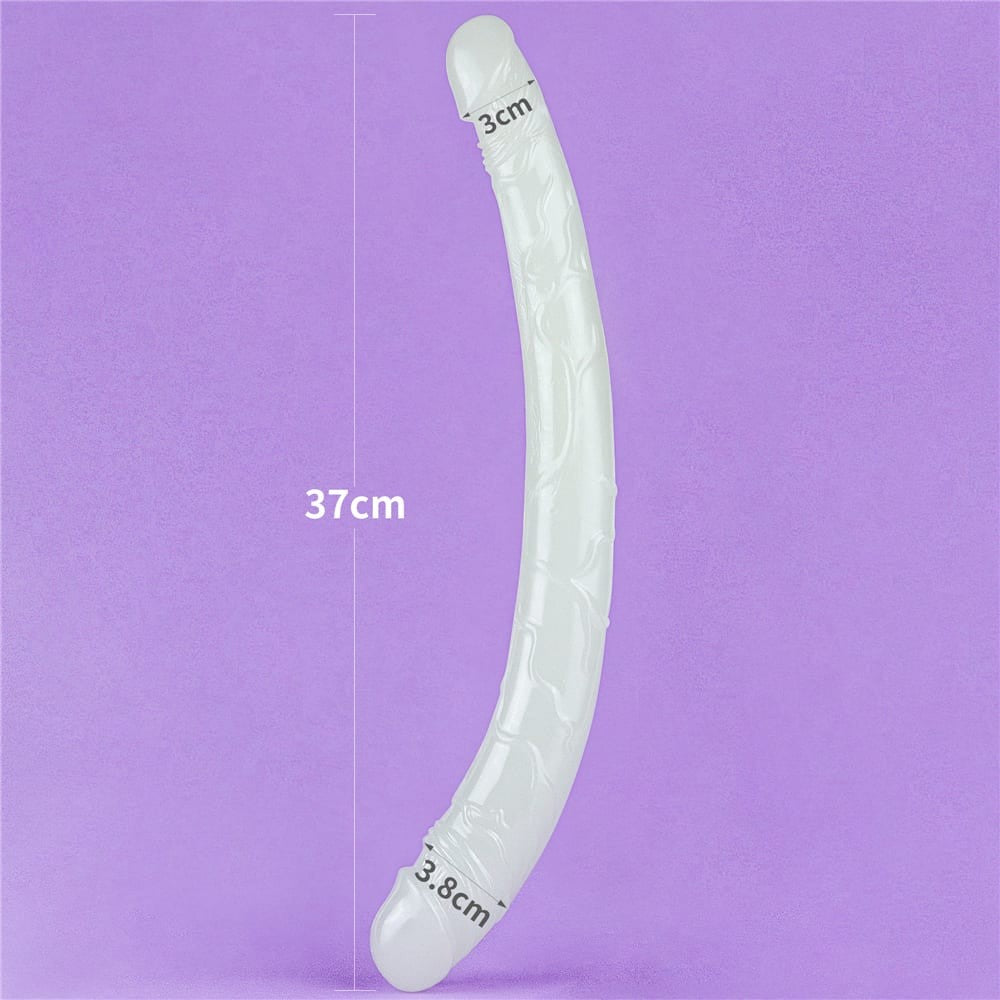 Lumino Play - Dildo Dublu Realistic Luminos 37 cm