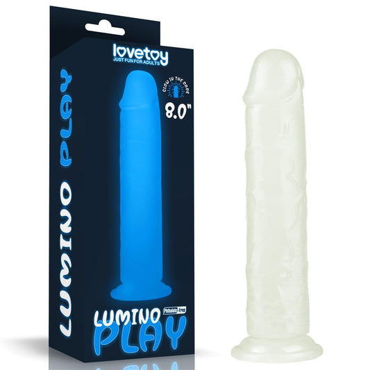 Lumino Play - Dildo Realistic Luminos cu Ventuza 21 cm