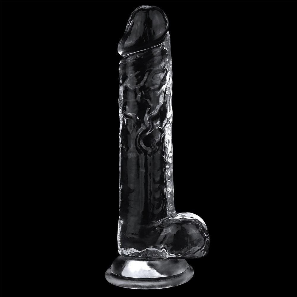 7.5''  Flawless Clear - Dildo Realistic Transparent, 19 cm - detaliu 2