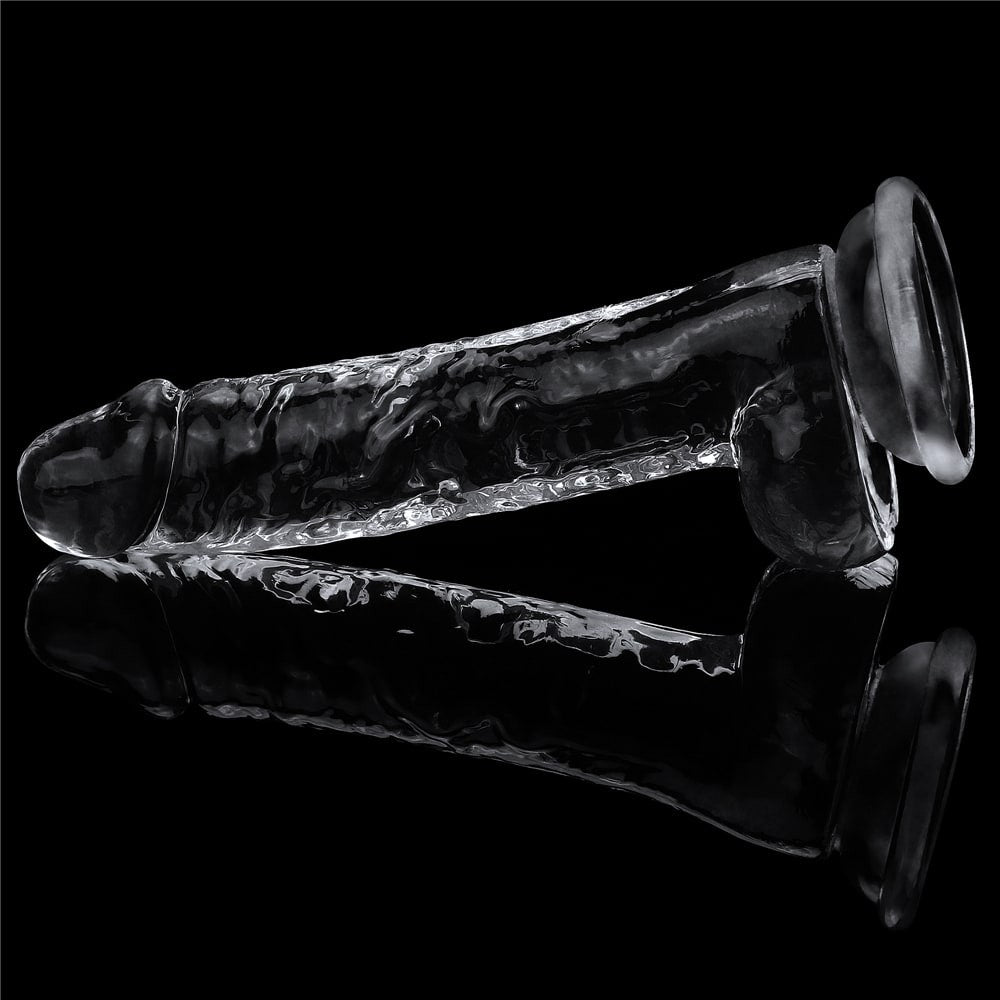 7.5''  Flawless Clear - Dildo Realistic Transparent, 19 cm - detaliu 4