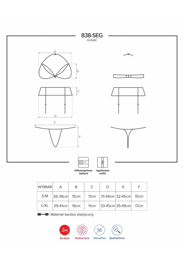 838-SET-3 set 2-pcs red L/XL - detaliu 2