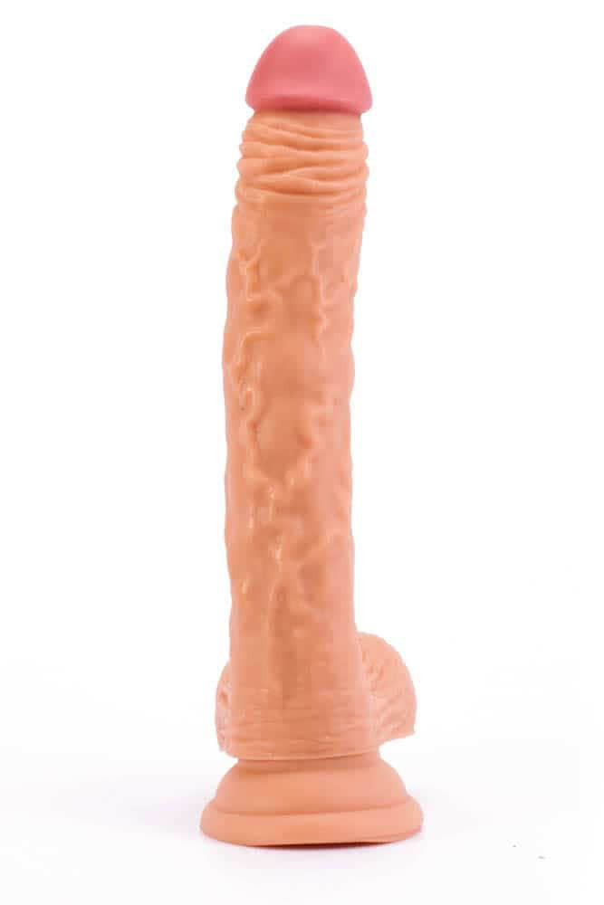 9.5" Real Extreme - Dildo Realistic cu Testicule, 24 cm - detaliu 4