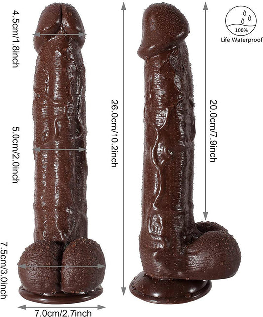 Ciocolatiul dildo realistic 26 cm