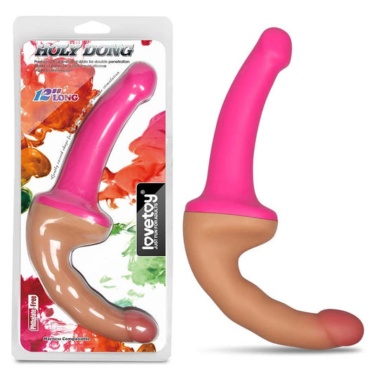 Mânerul - Dildo Dublu Colorat 30.5 cm