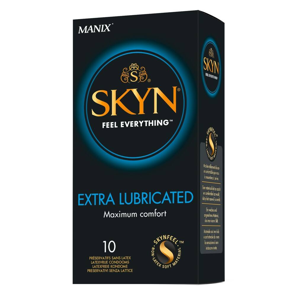 Manix Skyn - Prezervative Extra Lubrifiate 10 Bucăți